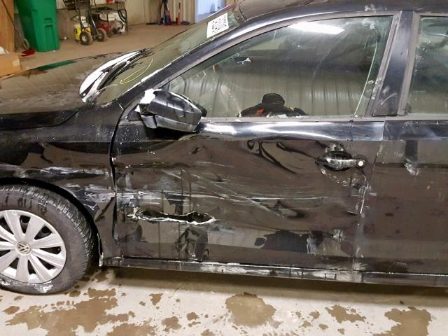 3VW1K7AJ7DM453207 - 2013 VOLKSWAGEN JETTA BASE Սև լուսանկար 9