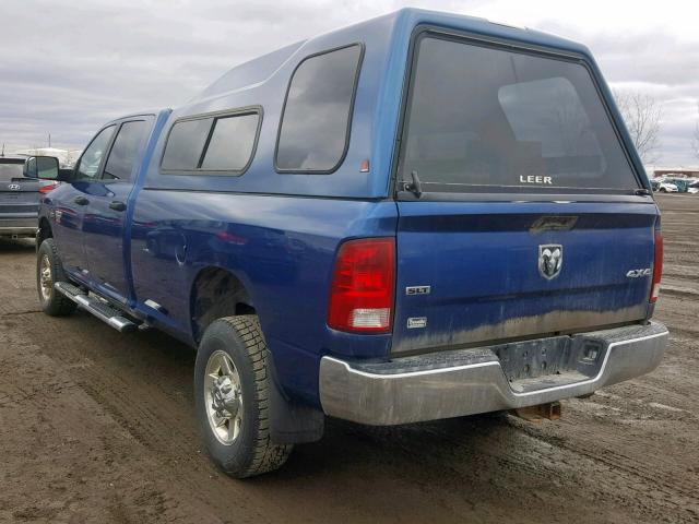 3D7TT2CT0BG560420 - 2011 DODGE RAM 2500 BLUE photo 3