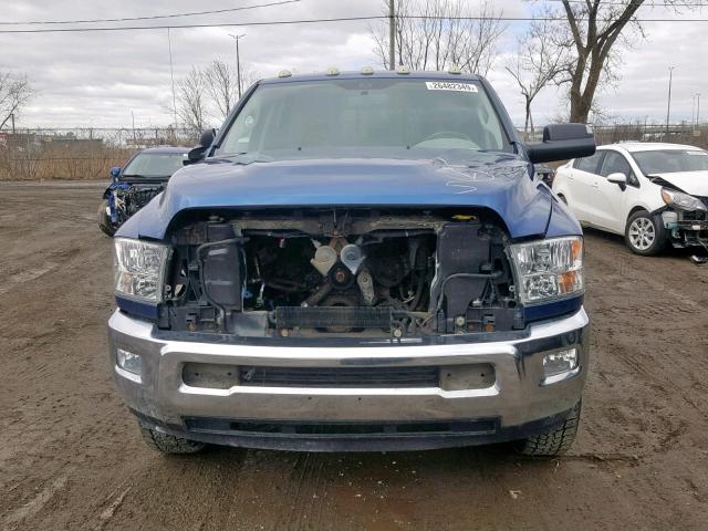 3D7TT2CT0BG560420 - 2011 DODGE RAM 2500 BLUE photo 9