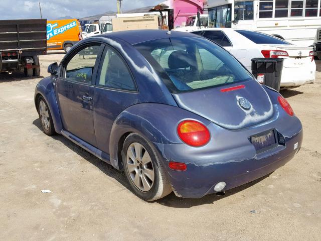 3VWCC21C5XM428367 - 1999 VOLKSWAGEN NEW BEETLE Mavi foto 3