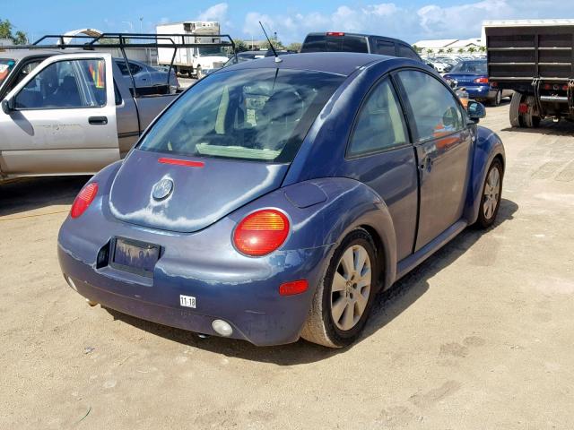 3VWCC21C5XM428367 - 1999 VOLKSWAGEN NEW BEETLE Mavi foto 4
