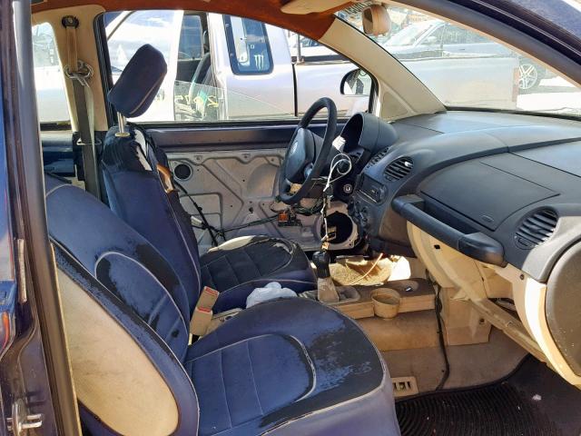 3VWCC21C5XM428367 - 1999 VOLKSWAGEN NEW BEETLE Mavi foto 5