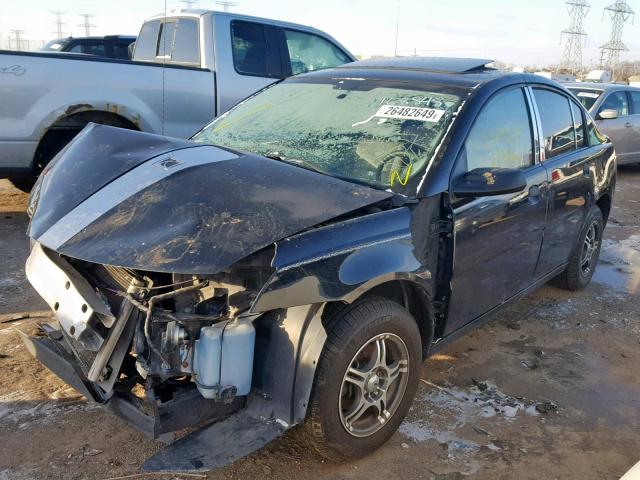 1G8AG52F45Z168848 - 2005 SATURN ION LEVEL BLACK photo 2