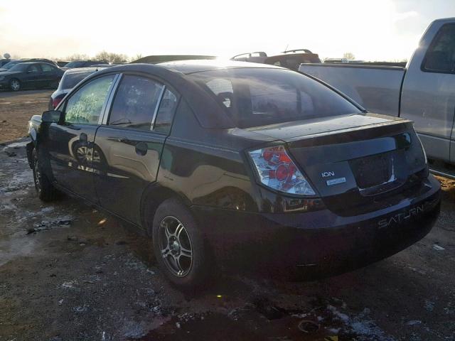 1G8AG52F45Z168848 - 2005 SATURN ION LEVEL BLACK photo 3