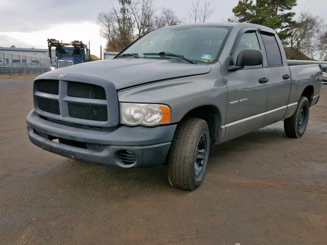 1D7HA18K45J549476 - 2005 DODGE RAM 1500 S GRAY photo 2