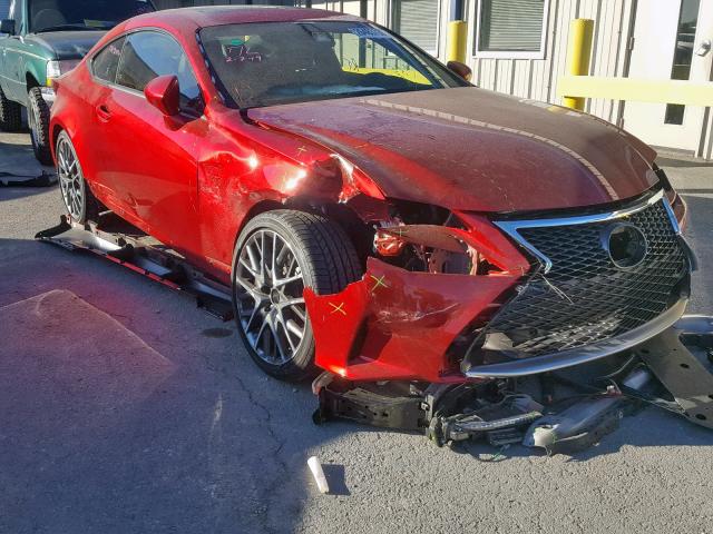 JTHHA5BC2J5008558 - 2018 LEXUS RC 300 RED photo 1