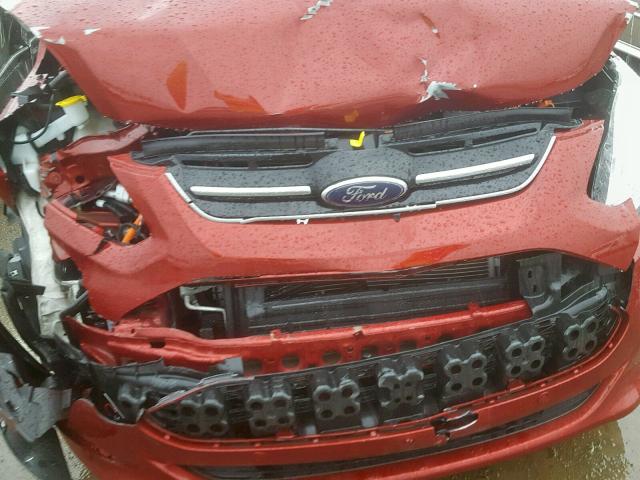 1FADP5FU5HL102978 - 2017 FORD C-MAX TITA RED photo 9