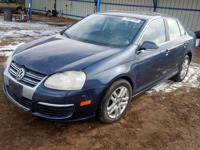 3VWSF71K57M009233 - 2007 VOLKSWAGEN JETTA 2.5 BLUE photo 2