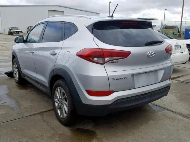 KM8J33A42GU091771 - 2016 HYUNDAI TUCSON LIM SILVER photo 3