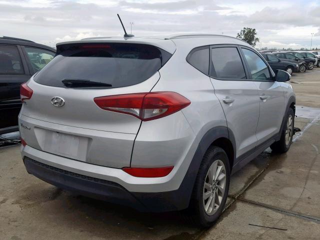 KM8J33A42GU091771 - 2016 HYUNDAI TUCSON LIM SILVER photo 4