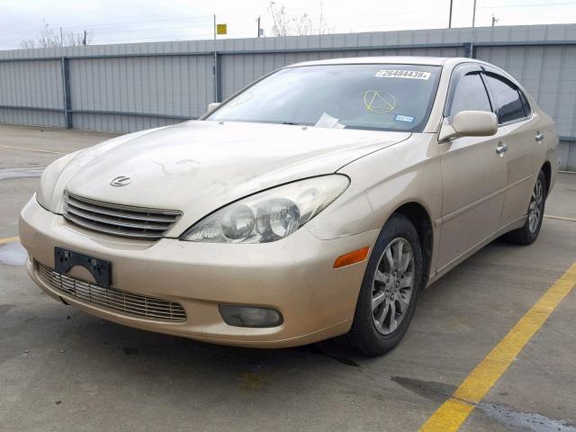 JTHBF30G620054328 - 2002 LEXUS ES 300 GOLD photo 2