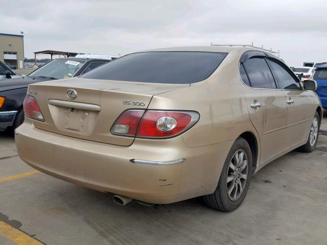 JTHBF30G620054328 - 2002 LEXUS ES 300 GOLD photo 4