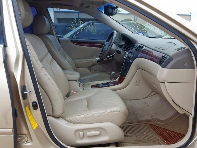 JTHBF30G620054328 - 2002 LEXUS ES 300 GOLD photo 5