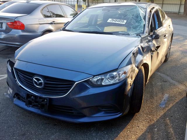 JM1GJ1U51F1198260 - 2015 MAZDA 6 SPORT BLUE photo 2