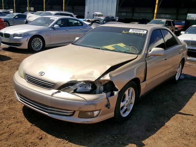 JT8BF28G3Y0284593 - 2000 LEXUS ES 300 TAN photo 2