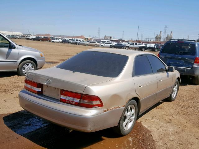 JT8BF28G3Y0284593 - 2000 LEXUS ES 300 TAN photo 4