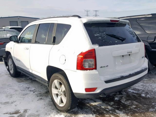 1J4NF1FB5BD201725 - 2011 JEEP COMPASS SP WHITE photo 3