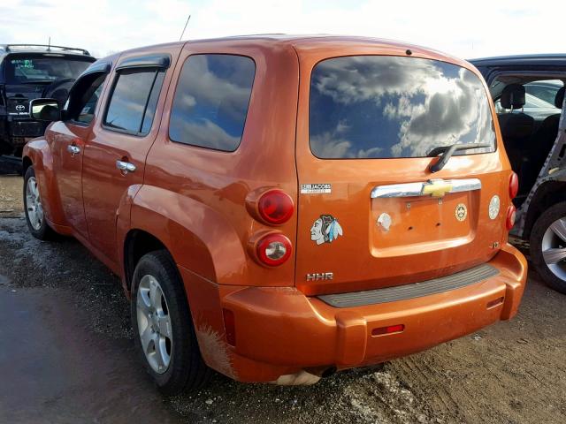 3GNDA23D67S540553 - 2007 CHEVROLET HHR LT ORANGE photo 3