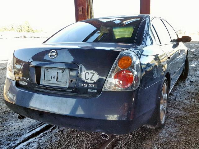 1N4BL11D43C200301 - 2003 NISSAN ALTIMA SE BLACK photo 4