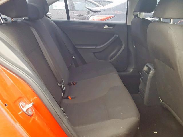 3VW2K7AJXFM226696 - 2015 VOLKSWAGEN JETTA BASE RED photo 6