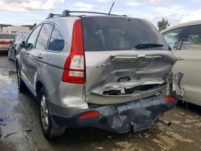 JHLRE48729C025062 - 2009 HONDA CR-V EXL SILVER photo 3