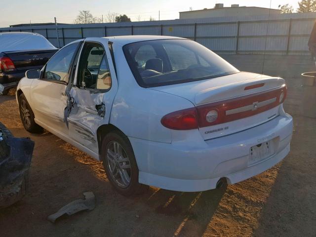 1G1JH54F437300766 - 2003 CHEVROLET CAVALIER L WHITE photo 3