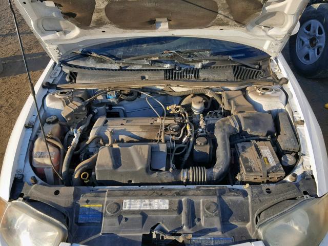 1G1JH54F437300766 - 2003 CHEVROLET CAVALIER L WHITE photo 7