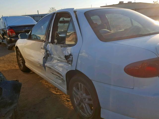 1G1JH54F437300766 - 2003 CHEVROLET CAVALIER L WHITE photo 9