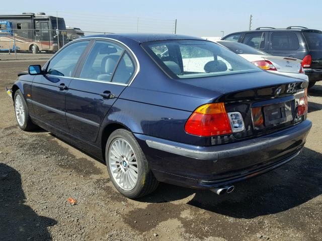 WBAAV53451JR78620 - 2001 BMW 330 I BLUE photo 3