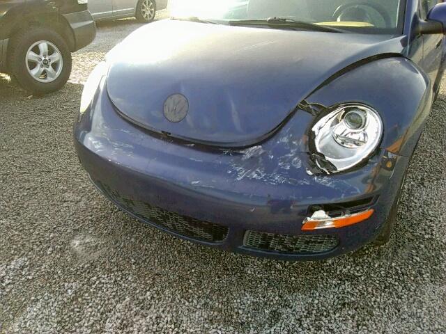 3VWRW31CX6M417967 - 2006 VOLKSWAGEN NEW BEETLE Mavi foto 9