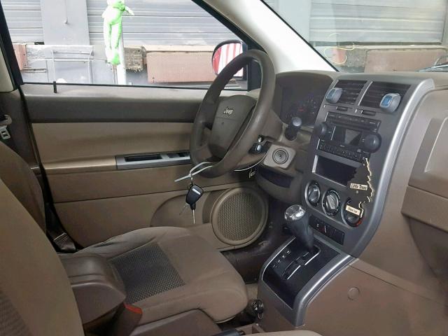 1J8FT47W87D145561 - 2007 JEEP COMPASS GOLD photo 5