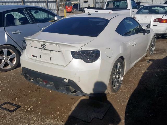 JF1ZNAA17D1712064 - 2013 TOYOTA SCION FR-S WHITE photo 4