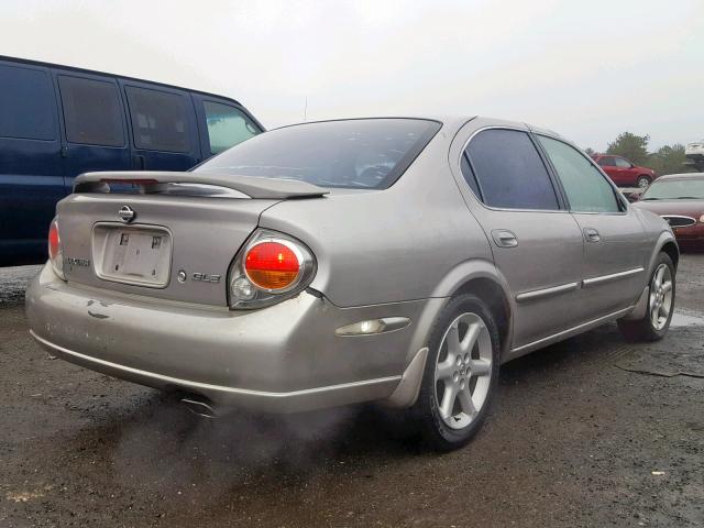 JN1CA31A91T108879 - 2001 NISSAN MAXIMA GXE GRAY photo 4