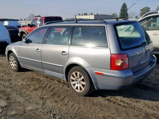 WVWWH63B61E236420 - 2001 VOLKSWAGEN PASSAT GLX 灰色 照片 3