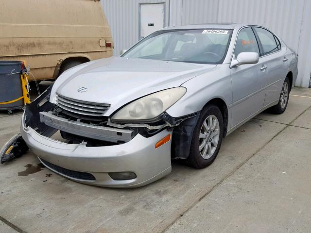 JTHBF30G820007723 - 2002 LEXUS ES 300 SILVER photo 2