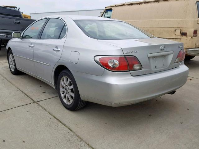 JTHBF30G820007723 - 2002 LEXUS ES 300 SILVER photo 3