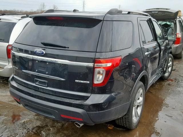 1FM5K7F81FGC59839 - 2015 FORD EXPLORER L BLACK photo 4