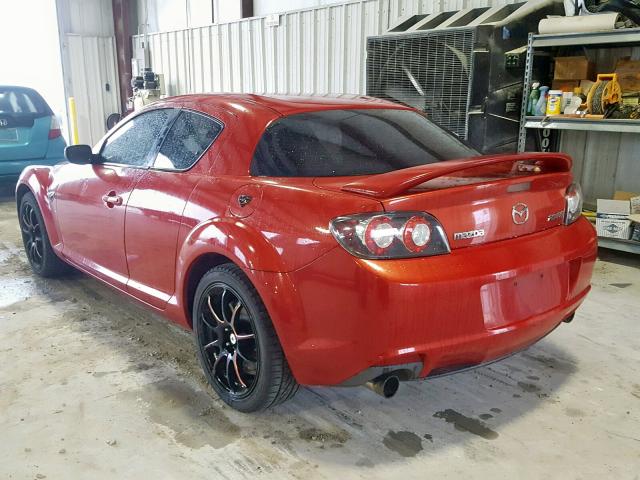 JM1FE17P890403323 - 2009 MAZDA RX8 RED photo 3