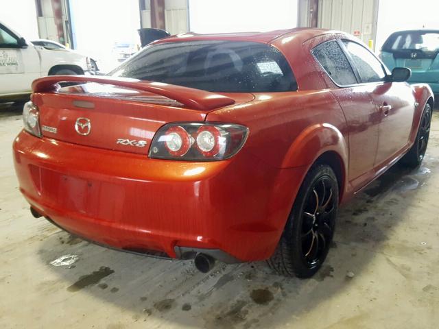 JM1FE17P890403323 - 2009 MAZDA RX8 RED photo 4