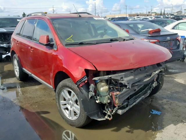 2FMDK38C47BA81875 - 2007 FORD EDGE SEL BURGUNDY photo 1