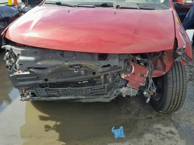 2FMDK38C47BA81875 - 2007 FORD EDGE SEL BURGUNDY photo 9