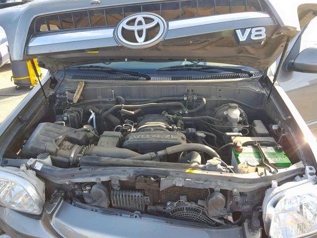 5TDBT48A56S271128 - 2006 TOYOTA SEQUOIA LI GRAY photo 7