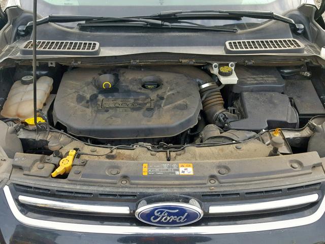 1FMCU0J99EUA46288 - 2014 FORD ESCAPE TIT BLACK photo 7