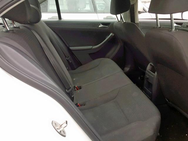 3VW2K7AJ0FM354137 - 2015 VOLKSWAGEN JETTA BASE WHITE photo 6