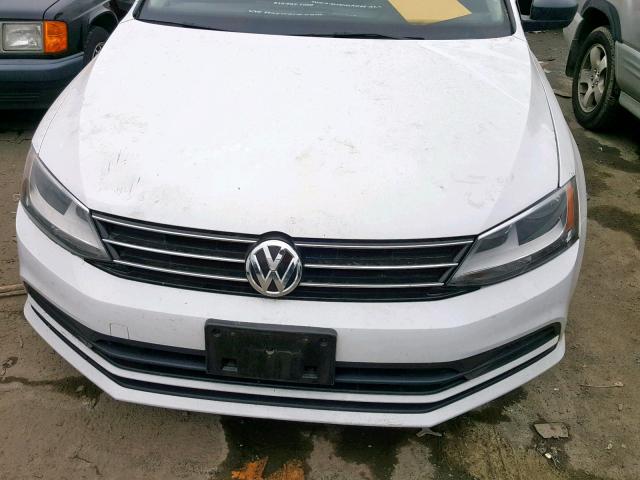 3VW2K7AJ0FM354137 - 2015 VOLKSWAGEN JETTA BASE WHITE photo 7