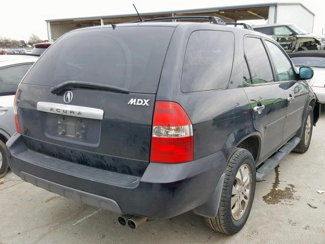 2HNYD18643H543349 - 2003 ACURA MDX TOURIN BLACK photo 4