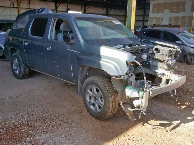 2HJYK16328H539839 - 2008 HONDA RIDGELINE BLUE photo 1