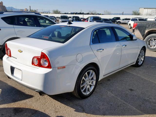 1G1ZG5E79CF268383 - 2012 CHEVROLET MALIBU LTZ WHITE photo 4