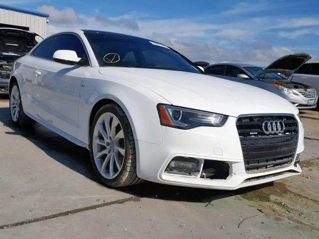 WAUMFAFR3FA050631 - 2015 AUDI A5 PREMIUM WHITE photo 1