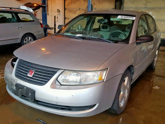 1G8AJ55FX6Z119376 - 2006 SATURN ION LEVEL SILVER photo 2